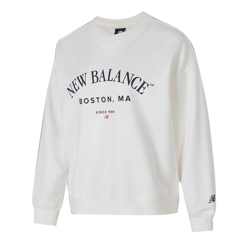 New Balance Sweatshirt Women s White AWT51371-SST L