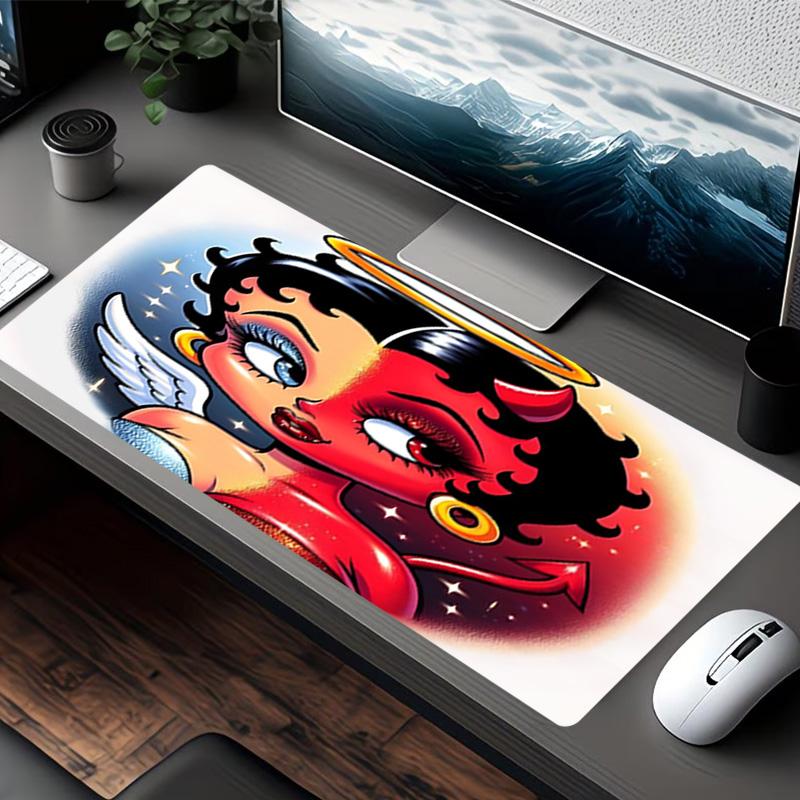Sexy Doll Print Mouse Pad, for Keyboard Pad Laptop PC Mat for Office Home Use, Desk Decor, Perfect Birthday Gift for Gamers