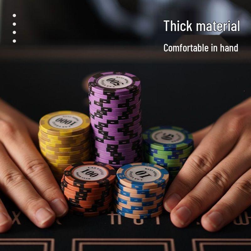 Set di Fiches per la Sala Mahjong e Giochi di Carte del Texas