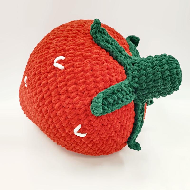 

Подушка-клубника из шерсти ручной работы - Милый и креативный подарок для вязания своими руками 2025 Diameter 30cm, Height 50cm