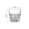 155ml/250ml/316ml Coffee Mug Heat-Resistant Glass Cups Transparent Tea Mug Water Cup for Drinking Milk Juice Tumblers Gift Glass