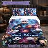 3Pcs Bedding SetJujutsu Kaisen Custom Text Duvet Cover Pillowcase Set Bedroom Gift