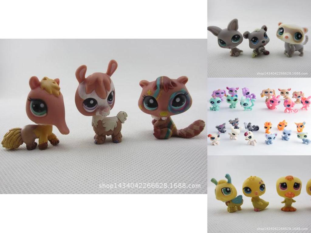 Lovely Mini Doll Lot Premium Quality 20pcs Littlest Pet Shop Dog Toys For Kids