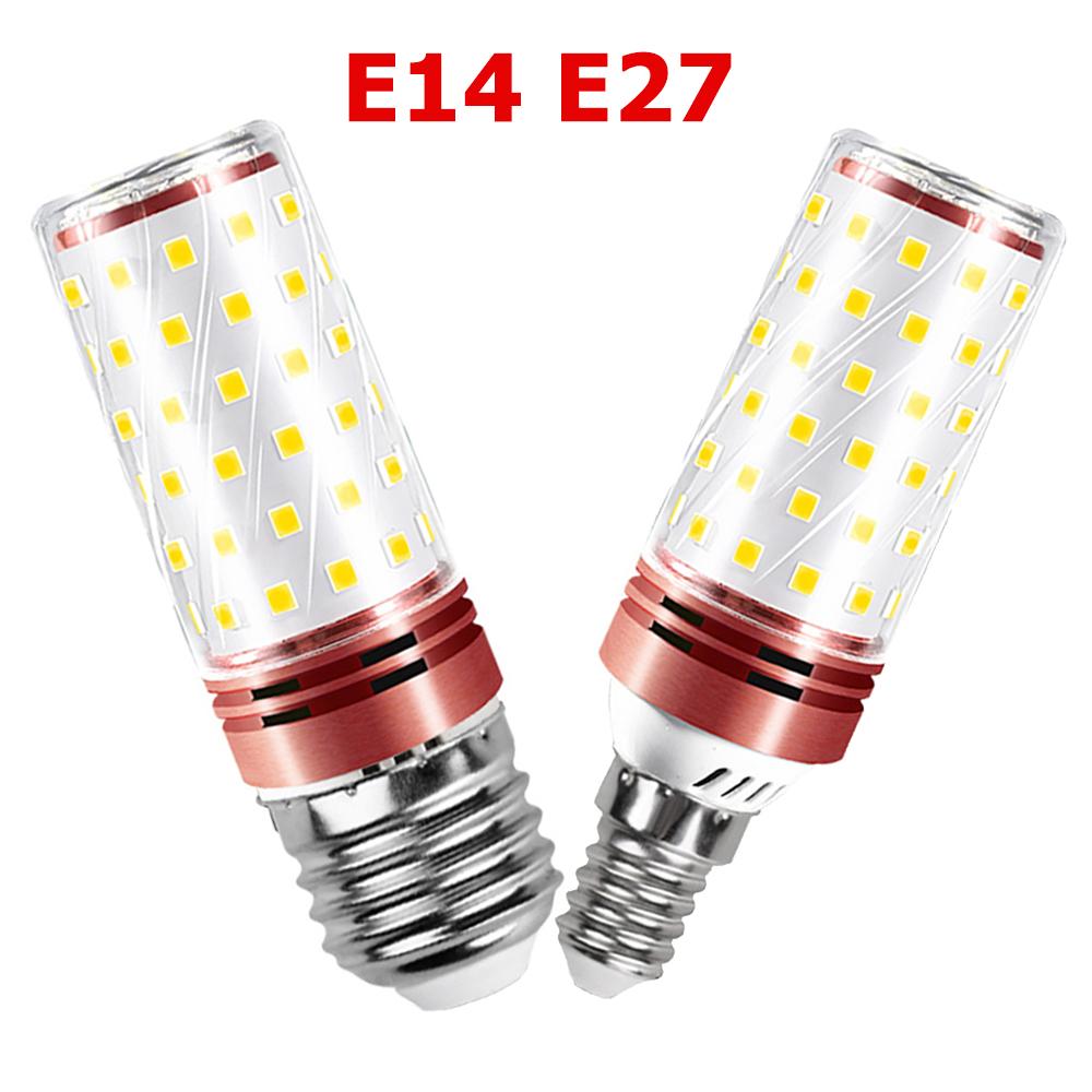 LED Maiskolbenlampen E14 E27 Schraubsockel LED Lampe 12W 16W 2835SMD LED Glühbirne Tricolor Dimmbar Maislampe 220V für Heimdekoration