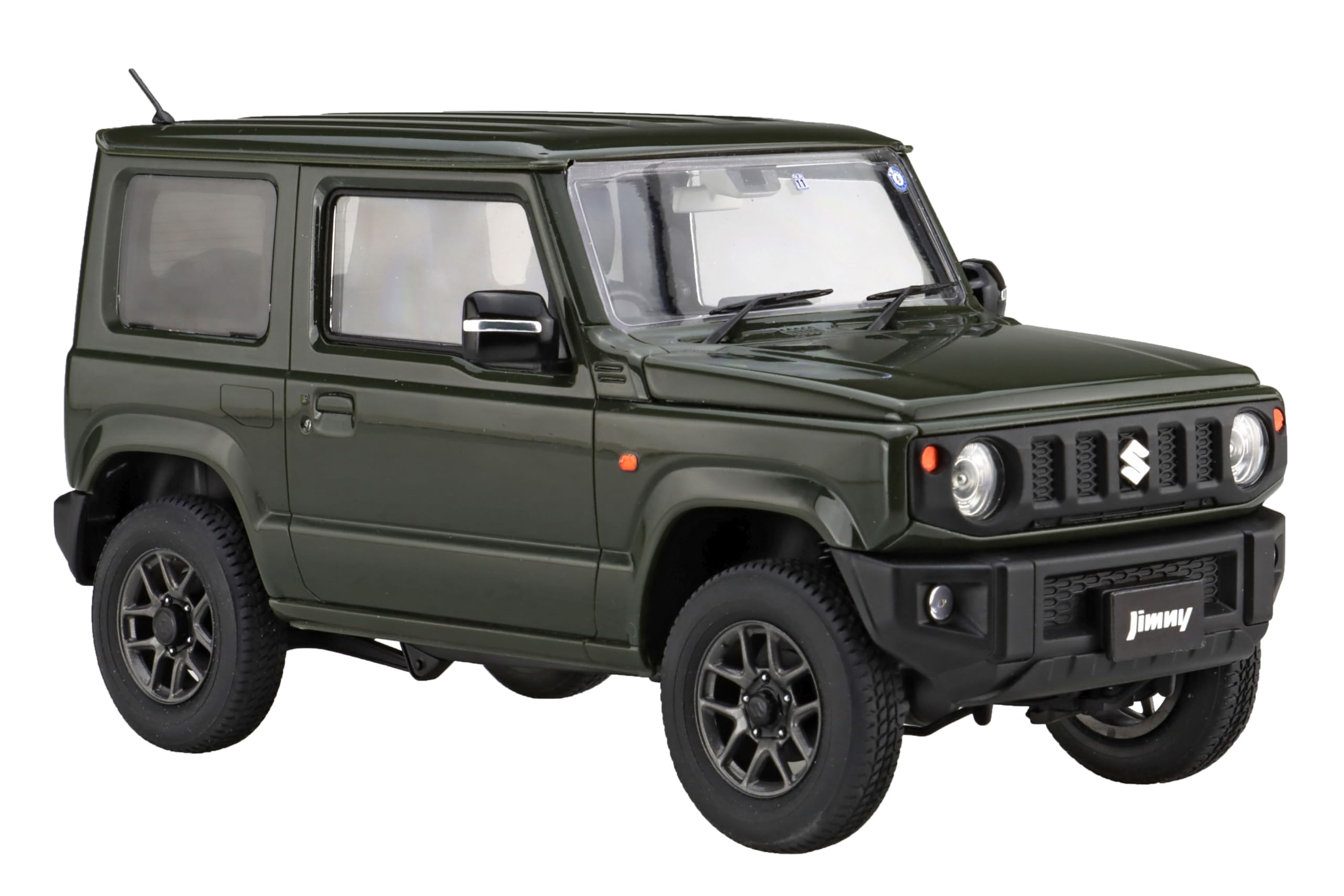 Fujimi Models Автомобиль Серия NEXT 19 Suzuki Jimny JB64 Внедорожник 1/24 Нет. EX-1 (XC/Лесной зеленый) (с деталями) NX-19 EX-1 зелёный