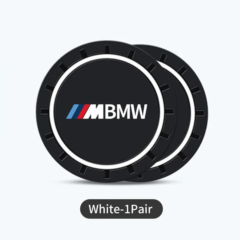 Car Sticker 2025 Hot Silicone Coaster Car Cup Mat Non-Slip Waterproof Slot Pads For BMW X1 X2 X3 X4 X5 X6 X7 G20 G30 6GT E46 E90