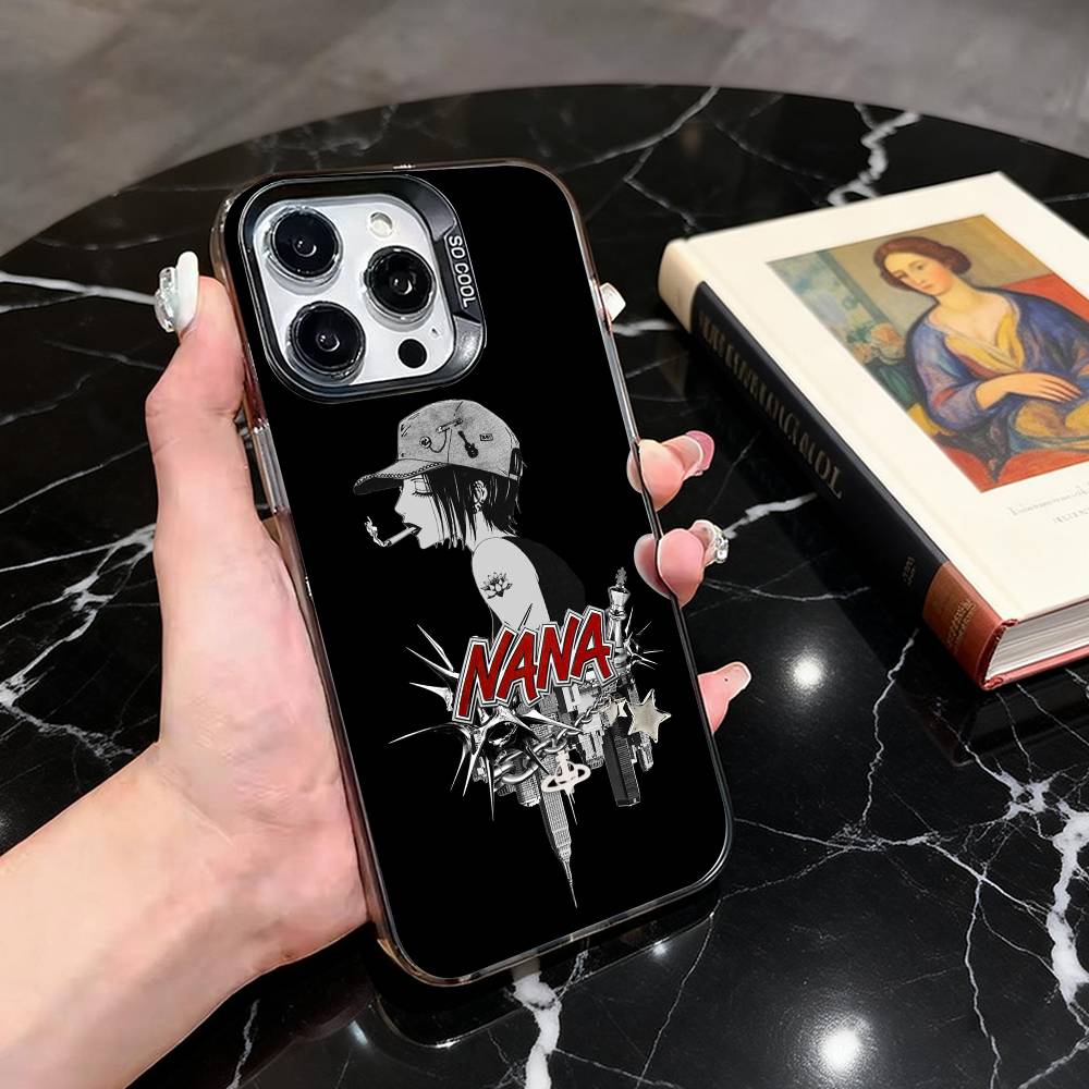 Cool Girl O-Osaki NO N-Nana-es Phone Case For iPhone 17,16,15,14,13,12,11 Plus,Pro Max,XS,Colorful Silver Phone Case Funda Cover