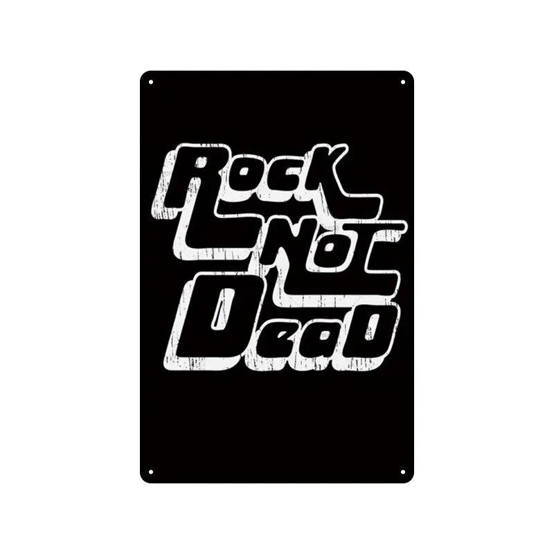 Vintage Rock Music Metal Tin Signs  Retro Wall Art Decor for Home Living Room Bedroom Hallway Garage Club Bar  Unique Plaques