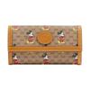 Disney, Collaboration Leather Wallet Regular Unisex Brown Yellow 602530-HWUBM-8559