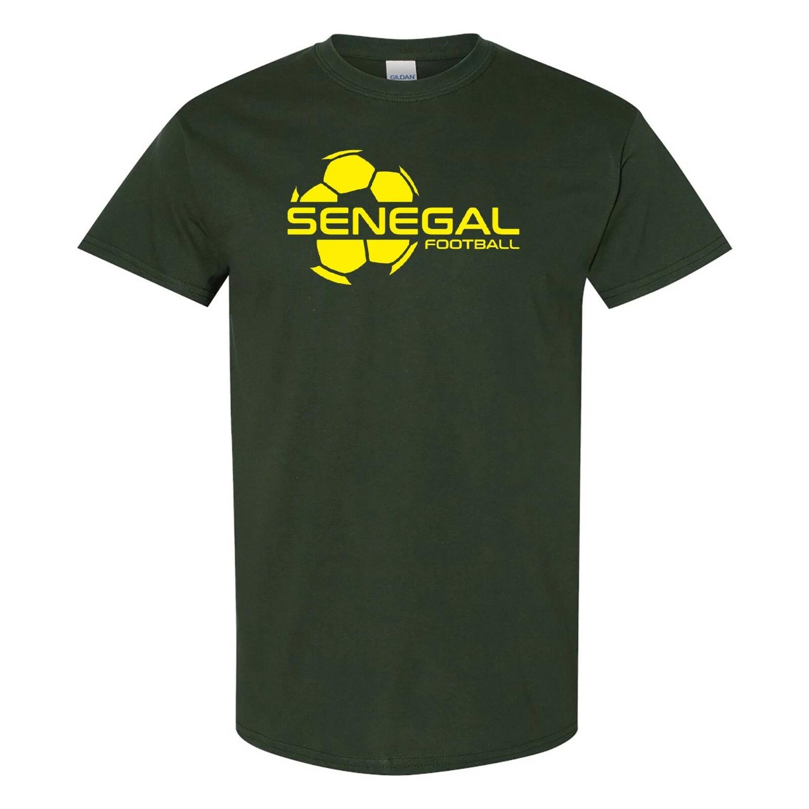 Senegal Football Strike - Soccer Sports Short Sleeve T-Shirt - Forest L