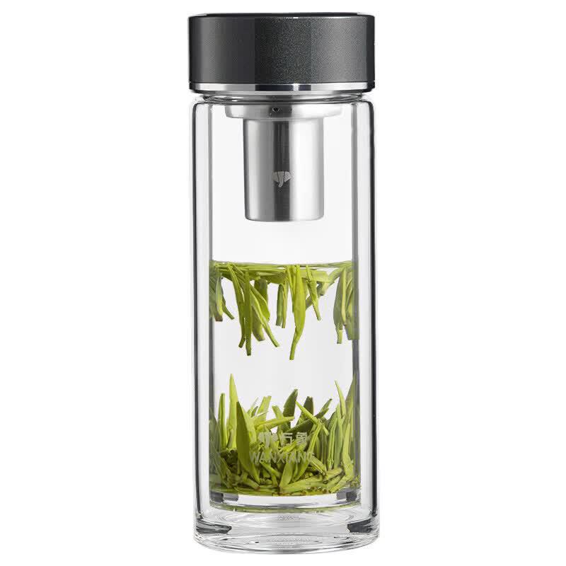 WANXIANG Portable Glass Water Bottle