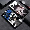 Bungo Stray Dogs Dazai Soft Phone Case for Xiaomi Redmi Note 12 13 14 15 Pro Plus 11 12S 11S 11T 10 4G Black Cover Back Shell