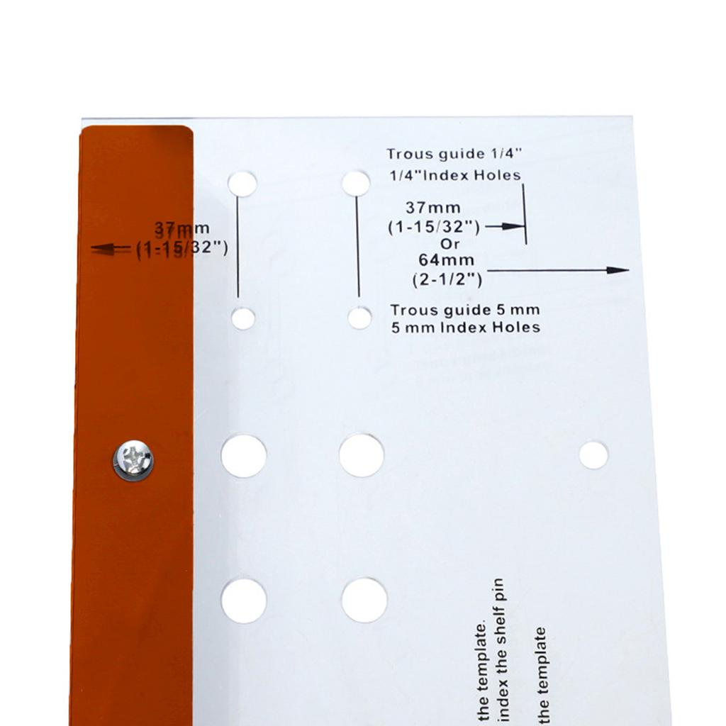 Hole Drilling Guide Locator Drawer Cabinet Door Installation Acrylic Bubble Level Ruler Hardware Jig Tool Punch Locator