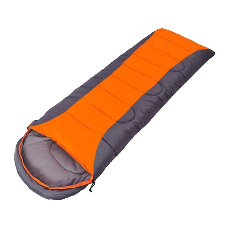 Portable Lightweight Outdoor Camping Sleeping Bag Adults Thickened Blanket Style Hoodless Envelope Design
