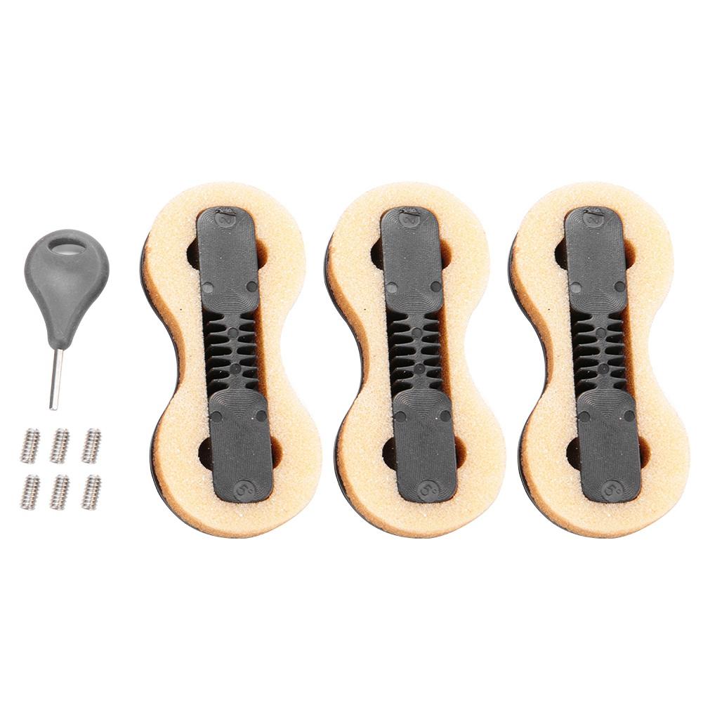 Surfing Board     Fin Box Surfboard Fins Surf Fin   Plugs Black (3pcs) Black