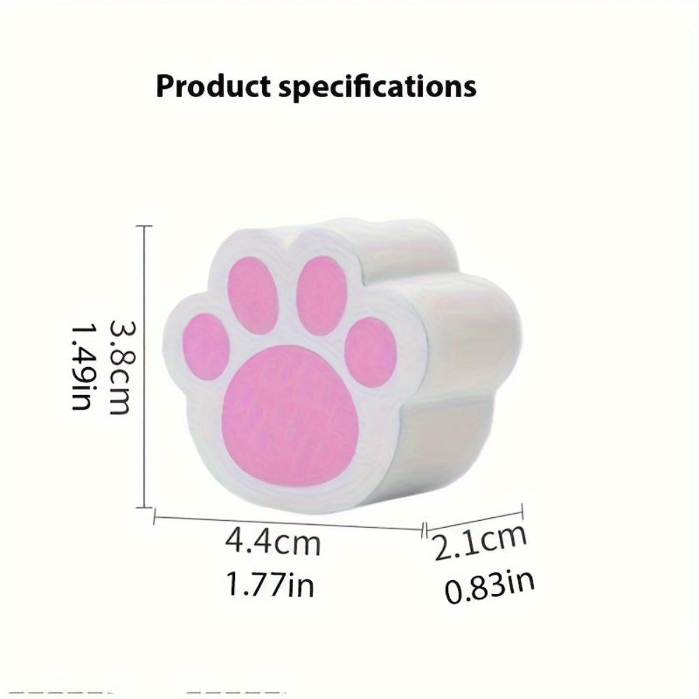 Katzenpfoten-förmiger Schwamm zum Reinigen von Spiegeln, Glas, Armaturen und Badezimmeroberflächen – Effektiver Flecken- und Wasserfleckenentferner