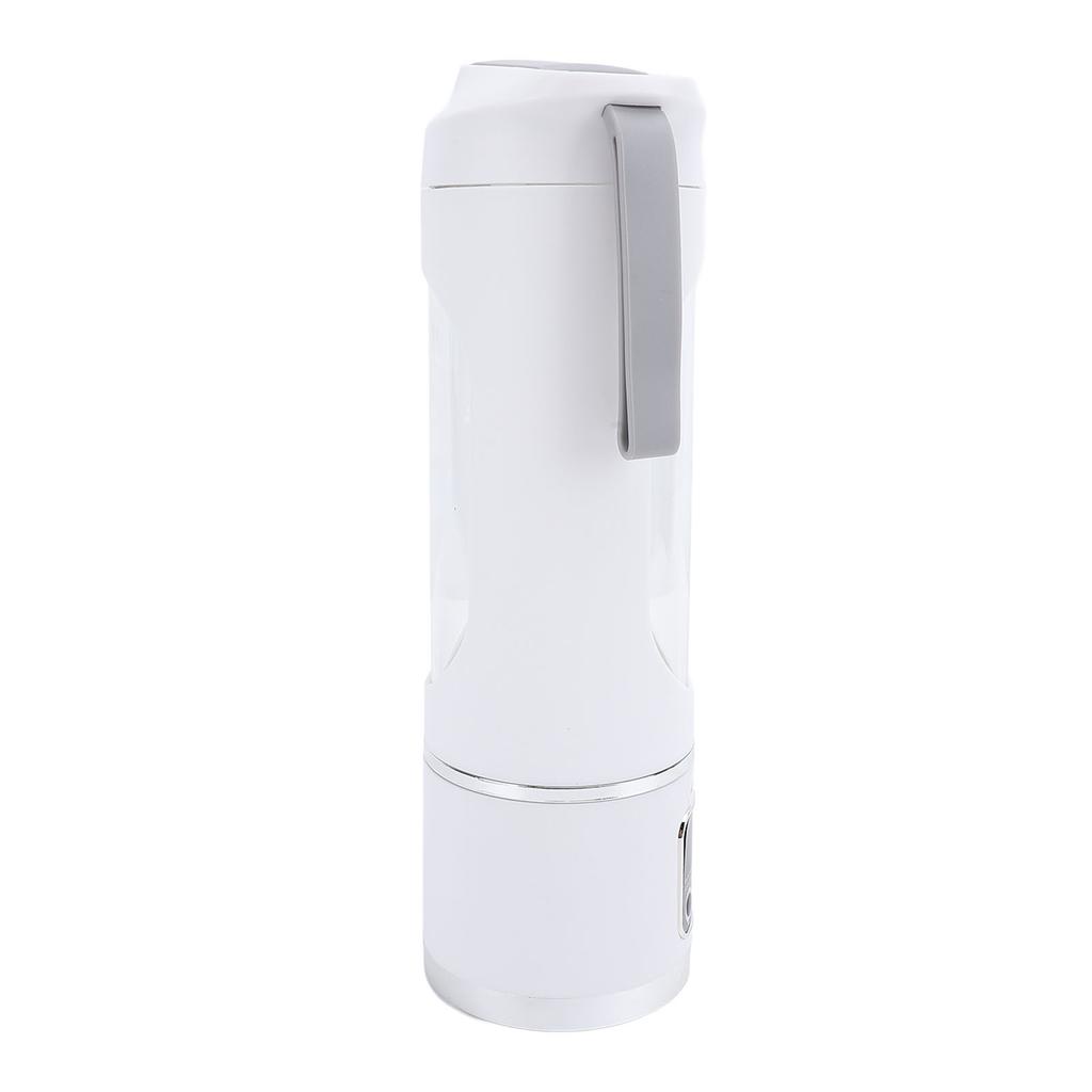 450ML Portable Juicer Cup Small Travel Blender USB Rechargeable Automatic Fruit Blender for Home Office White
