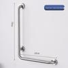 Stainless Steel L-Shaped Bathroom Safety Grab Bar