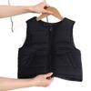 2026 Kids' Autumn/Winter Lightweight Cotton Vest - Unisex Korean Style, Solid Color, Warm Sleeveless Jacket