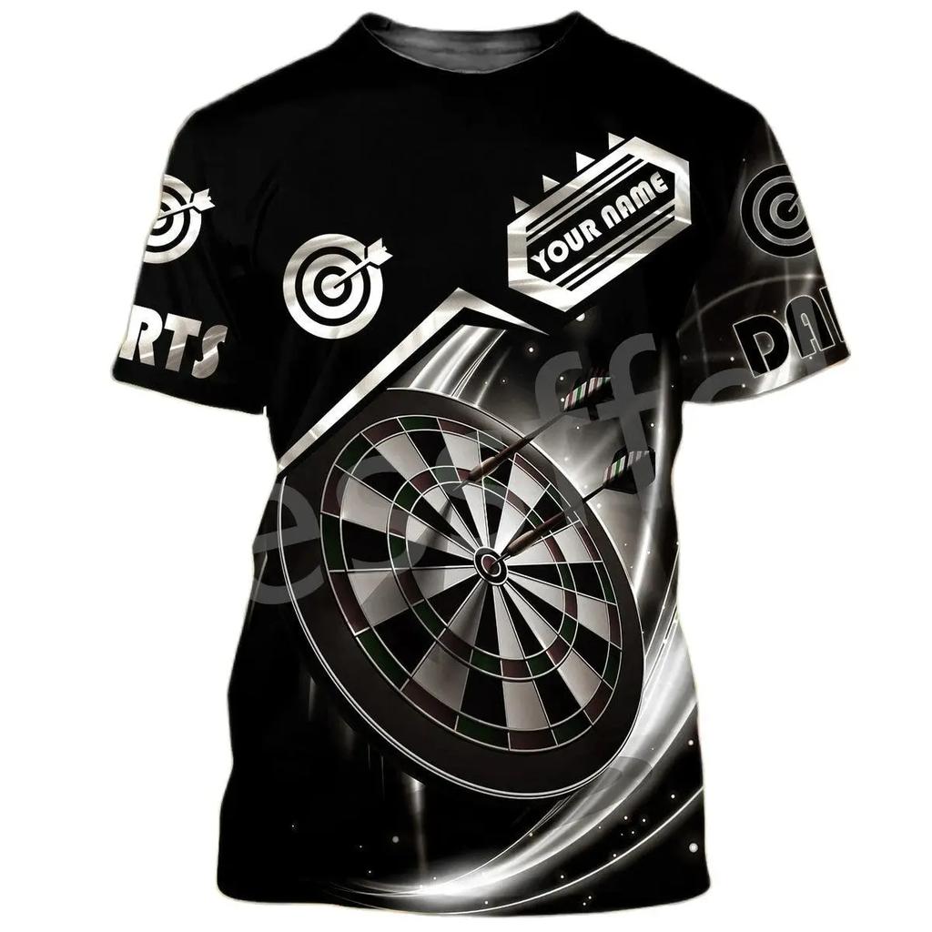 Bar Divertisment Darts Club Distracție Sport în interior Vară Bărbați 3D Harajuku Imprimare Lejer Casual Zilnic Decolteu cu mânecă scurtă Tricou Top
