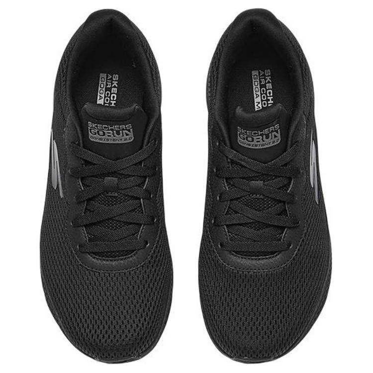 Skechers Go Run Consistent Comfortable Versatile Fashion Low-Top Casual Running Shoes Men Sneaker Black 220864-BBK