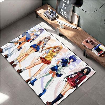 15 Size Japanese Anime Ikkitousen Sexy Girl Printed Carpet for Living Room Non-Slip Area Rug Bedroom Modern Home Decor Floor Mat