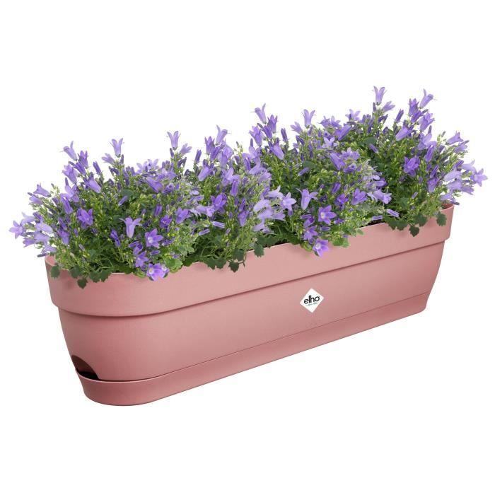 Planteur Rectangle VIBIA - Plastique - Réservoir - Ø50 - Rose poussière