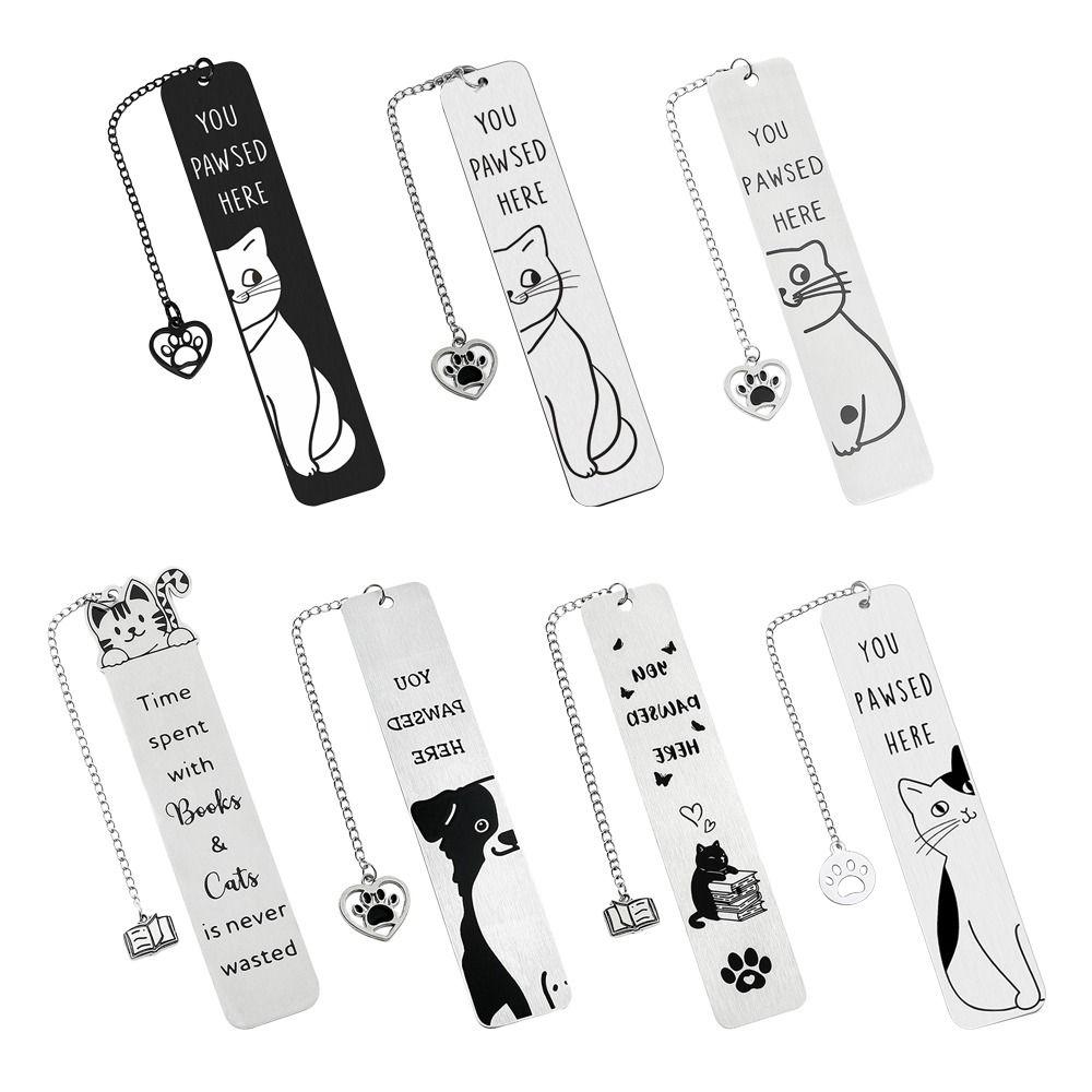 Cute Reading Book Marks Metal Stationery Funny Book Lovers Collections