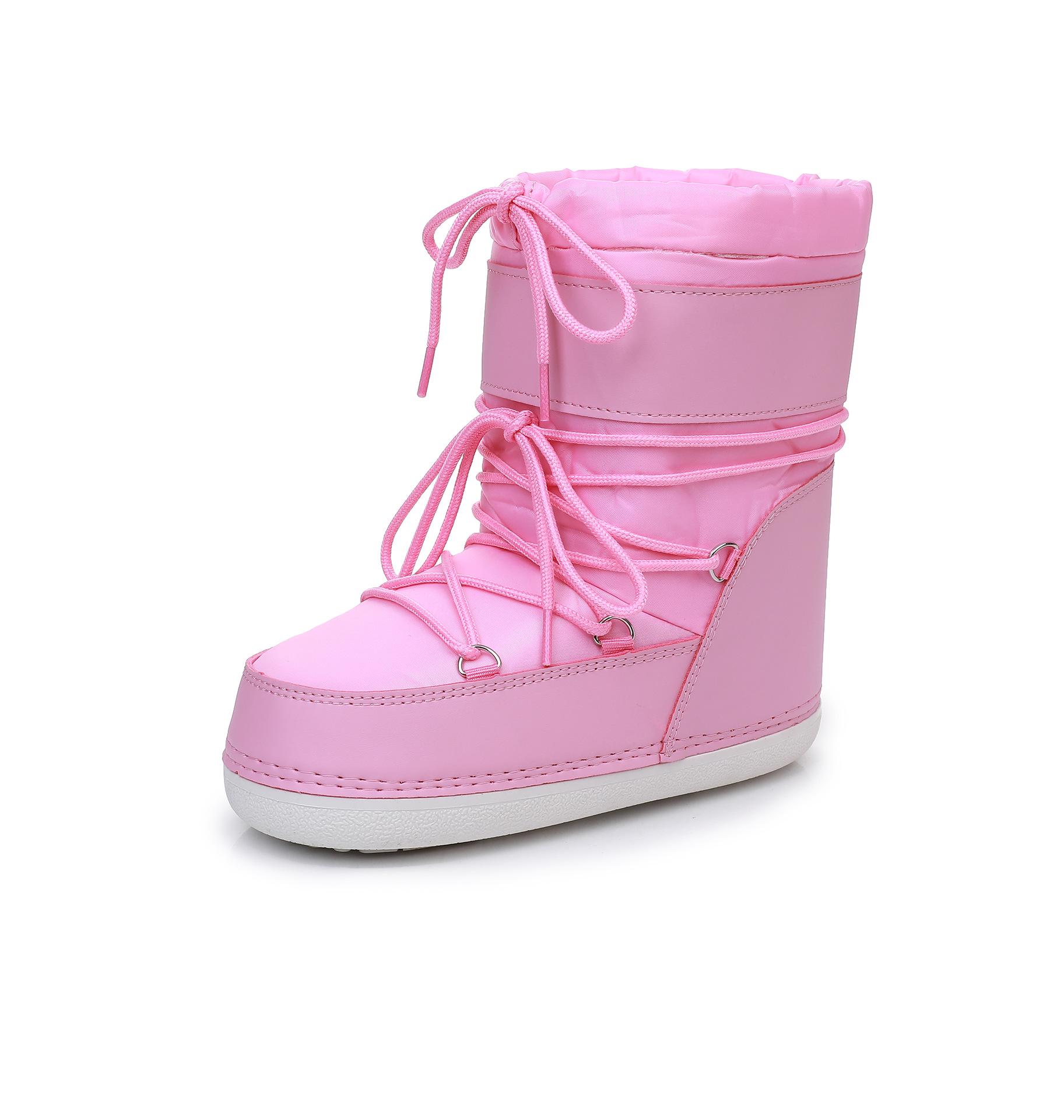 

2024 Водонепроницаемые Нескользящие Космические Сапоги с Короткой Голенищем - Утепленные Теплые Зимние Сапоги для Европы 35/36