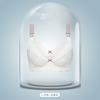 Large size underwear female sexy ultra-thin adjustment type large breasts show small gathering and closing sub-breasts breathable bra