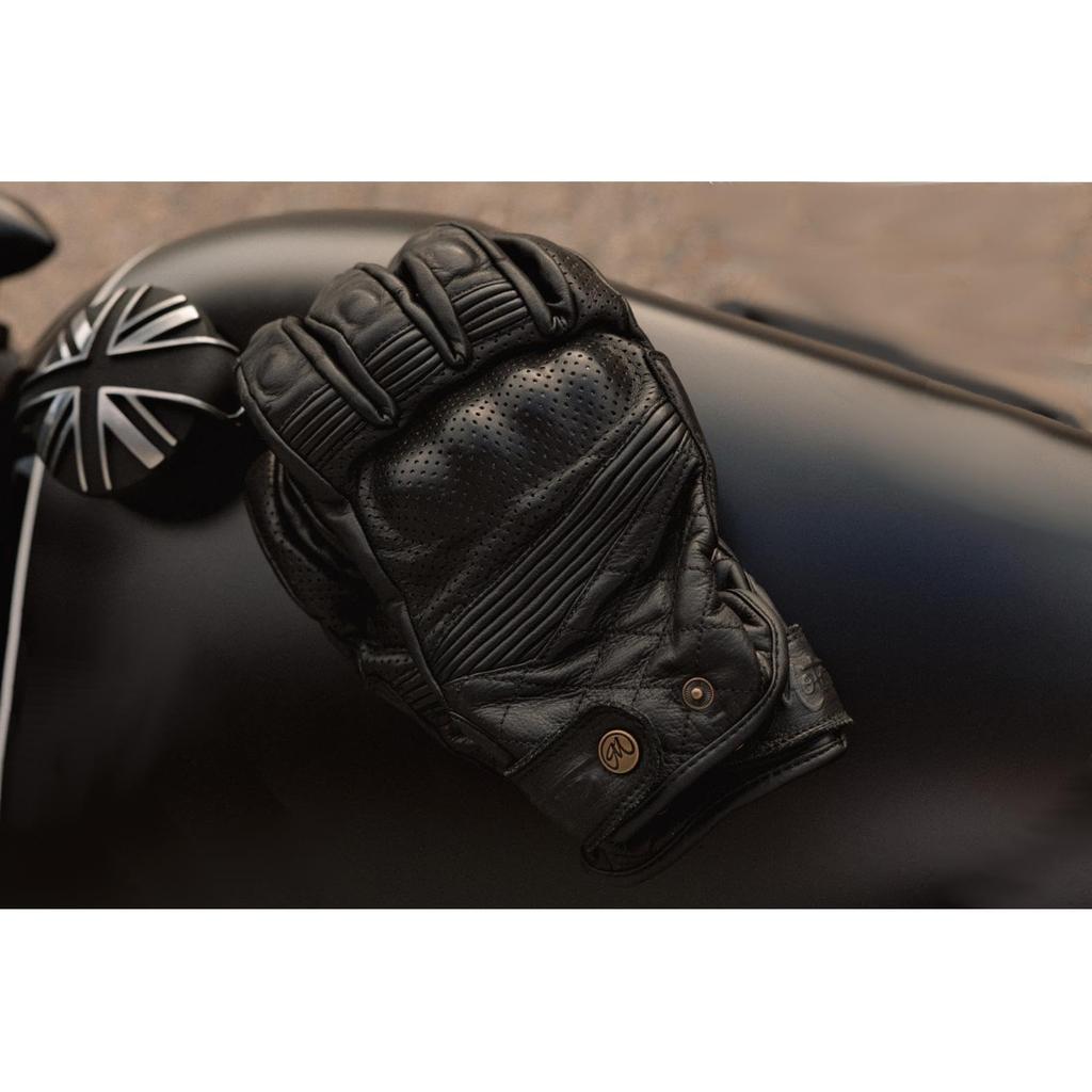Motone SPECTRE Leather Aniline 5061098760066 Gloves, Cowhide, Black, Medium,