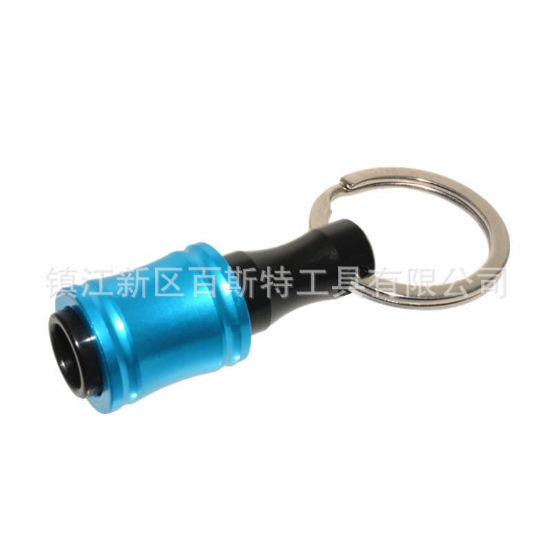 2pcs 1/4 Inch Hex Shank Aluminum Alloy Screwdriver Bits Holder Light Weight Quick Change Extension Bar Upgrade Push To Unlock