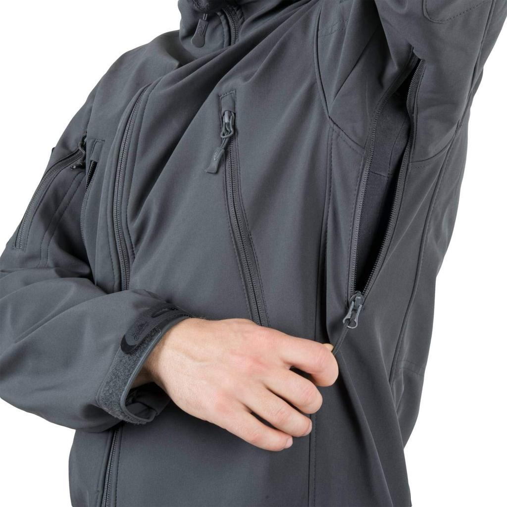 Gunfighter Soft Shell Jacket Olive Camping HELIKON-TEX Men's (JP, Alphabet, XL, Green) - Military, Tactical, Motorcycle, Biker, Outdoor,