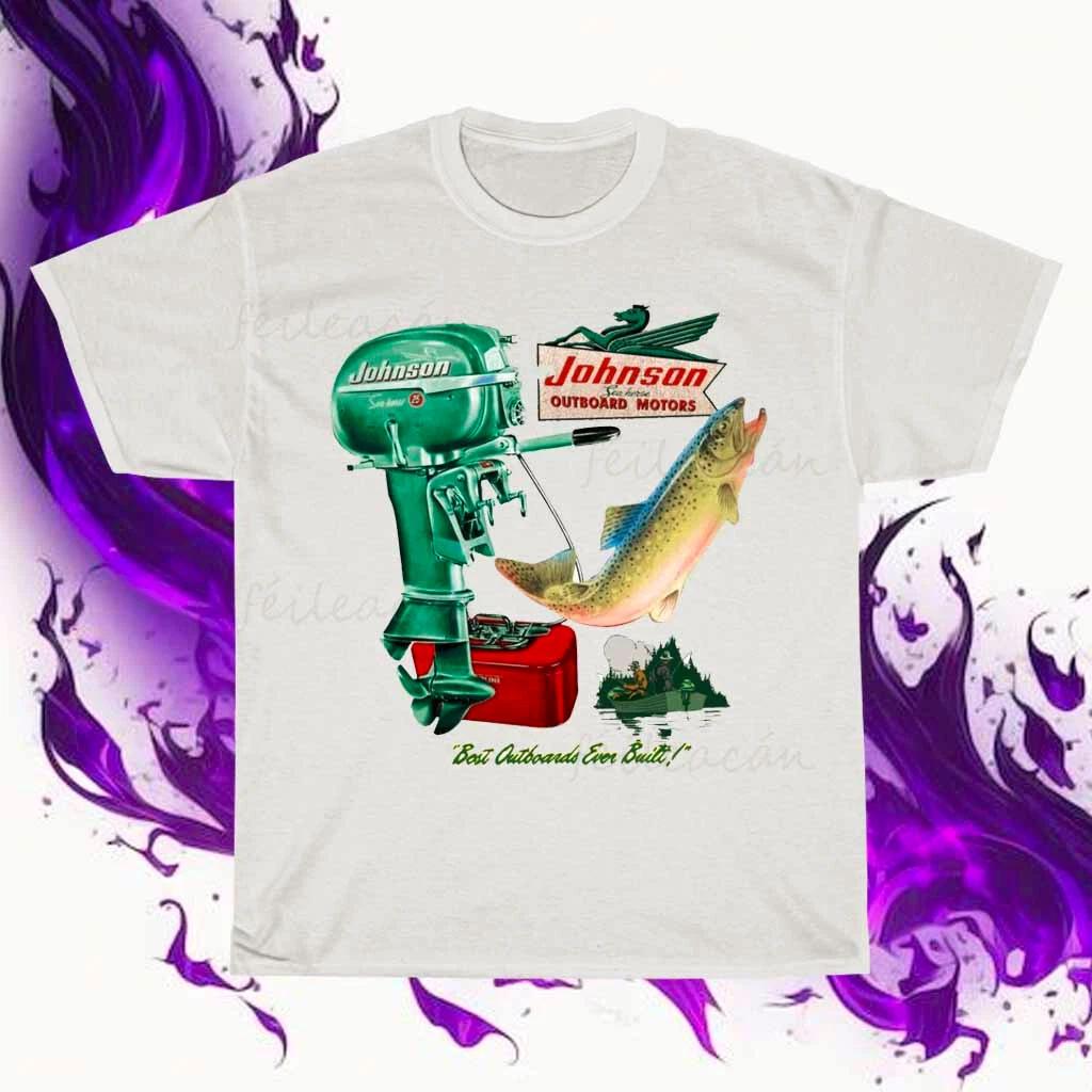 

Brand New Johnson Outboards Logo American T-Shirt Funny Size S to 5XL S