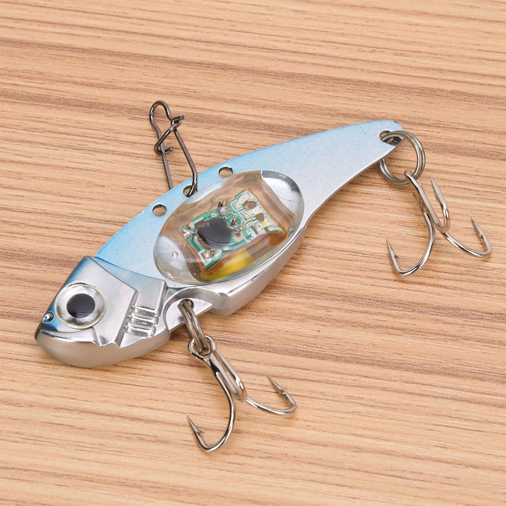 2 Pcs LED Underwater Fishing Lure Light Night Lamp Attractor Bait Fish Tool Accessories
