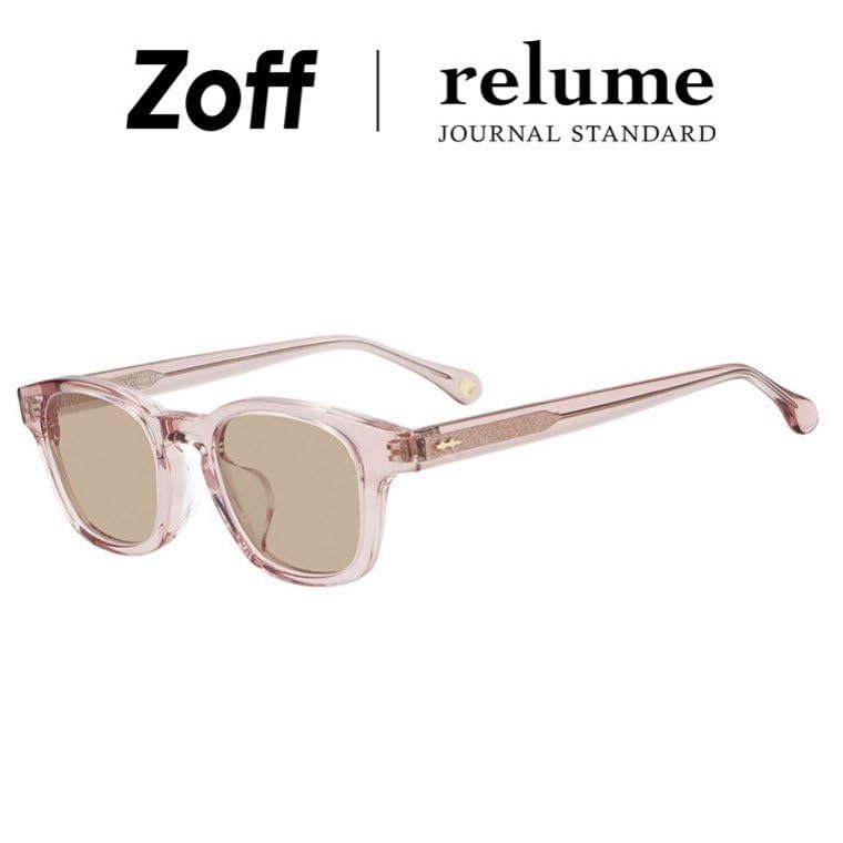 Wellington type sunglasses JOURNAL STANDARD relume UV protection UV cut Unisex Unisex Fashionable Driving Golf Sports Brown [Zoff] Men's Women's