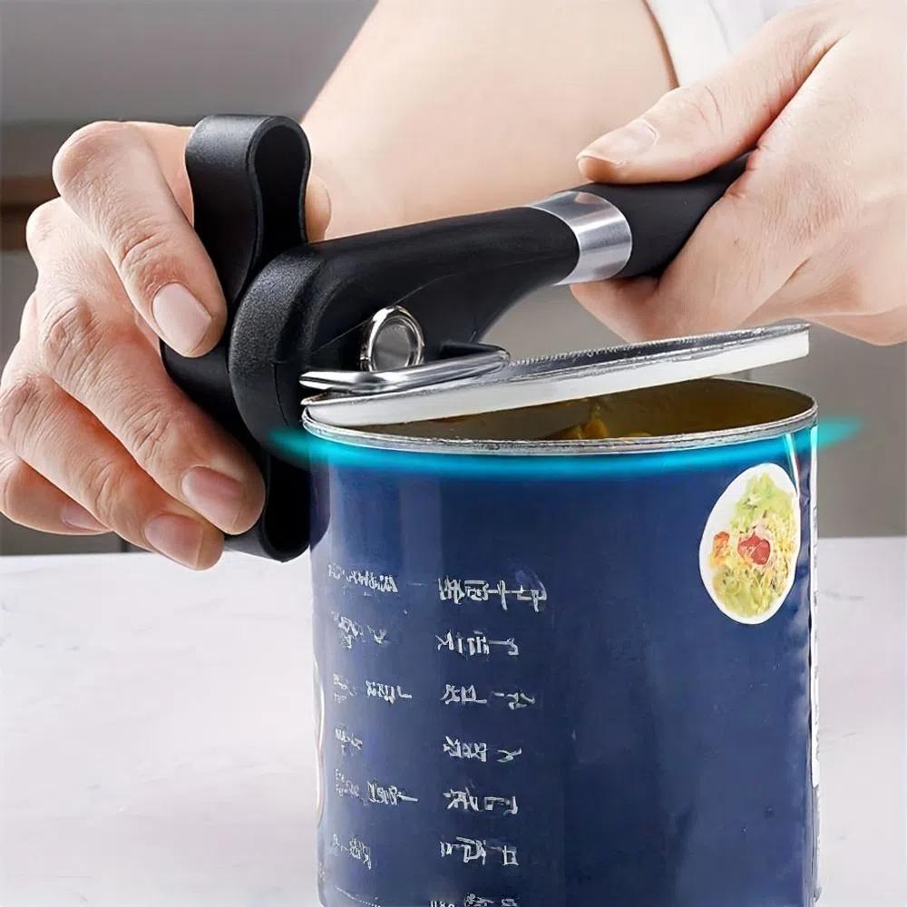 Safety Can Opener Hand-actuated Bottle Opener New Manual Opener  For Cans' Lid