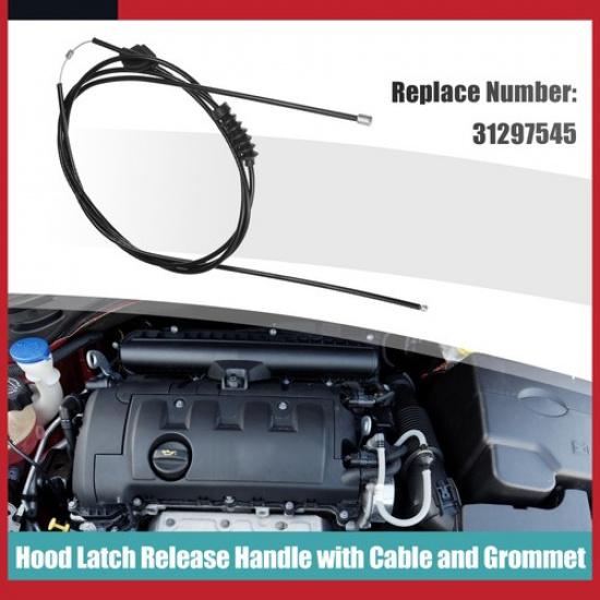Pack of 1 Hood Latch Release Cable For Volvo XC60 2010-2016 No.31297545