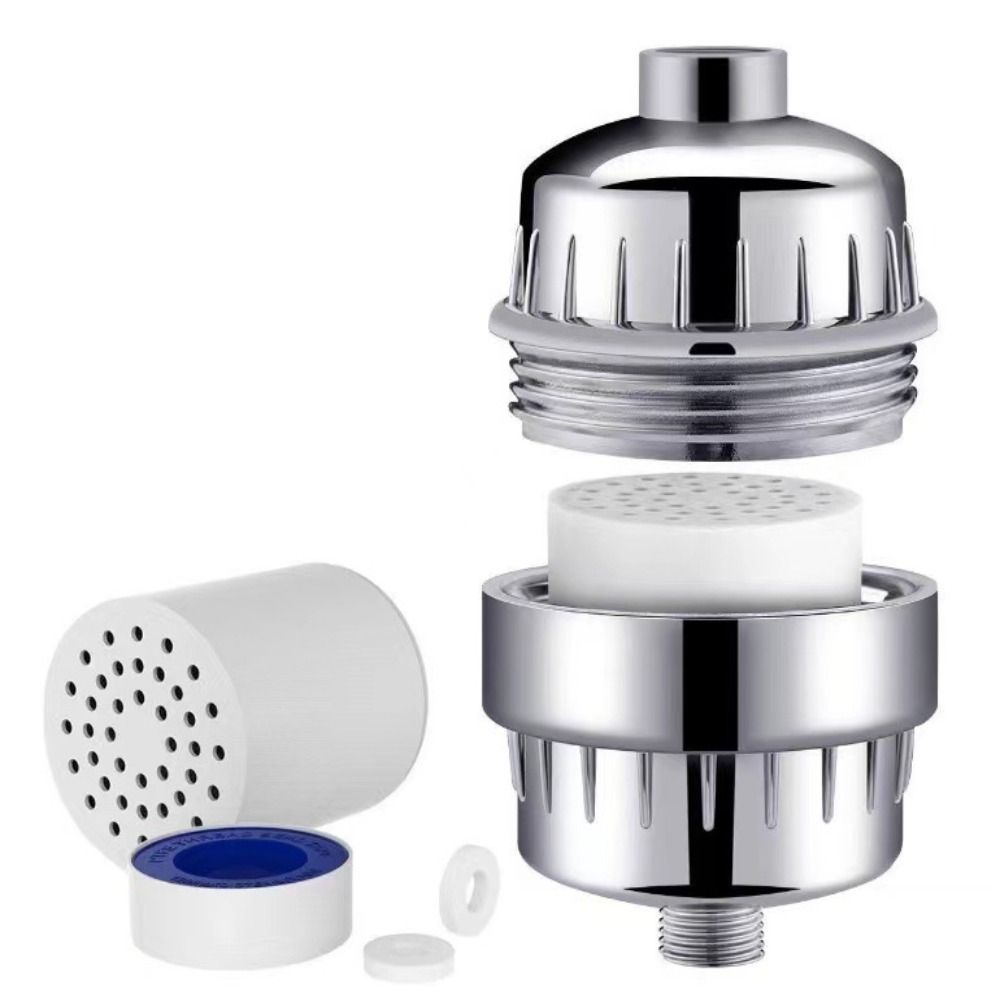 High Output Water Heater Pre-Filter 18 Stage Filtration Showerhead Filter  Bathroom Tap