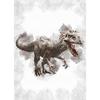 Dinosaur Art Print Velociraptor Poster Raptor T-REX Triceratops Indominus Rex Print Canvas Painting Watercolors Dinosaur Decor