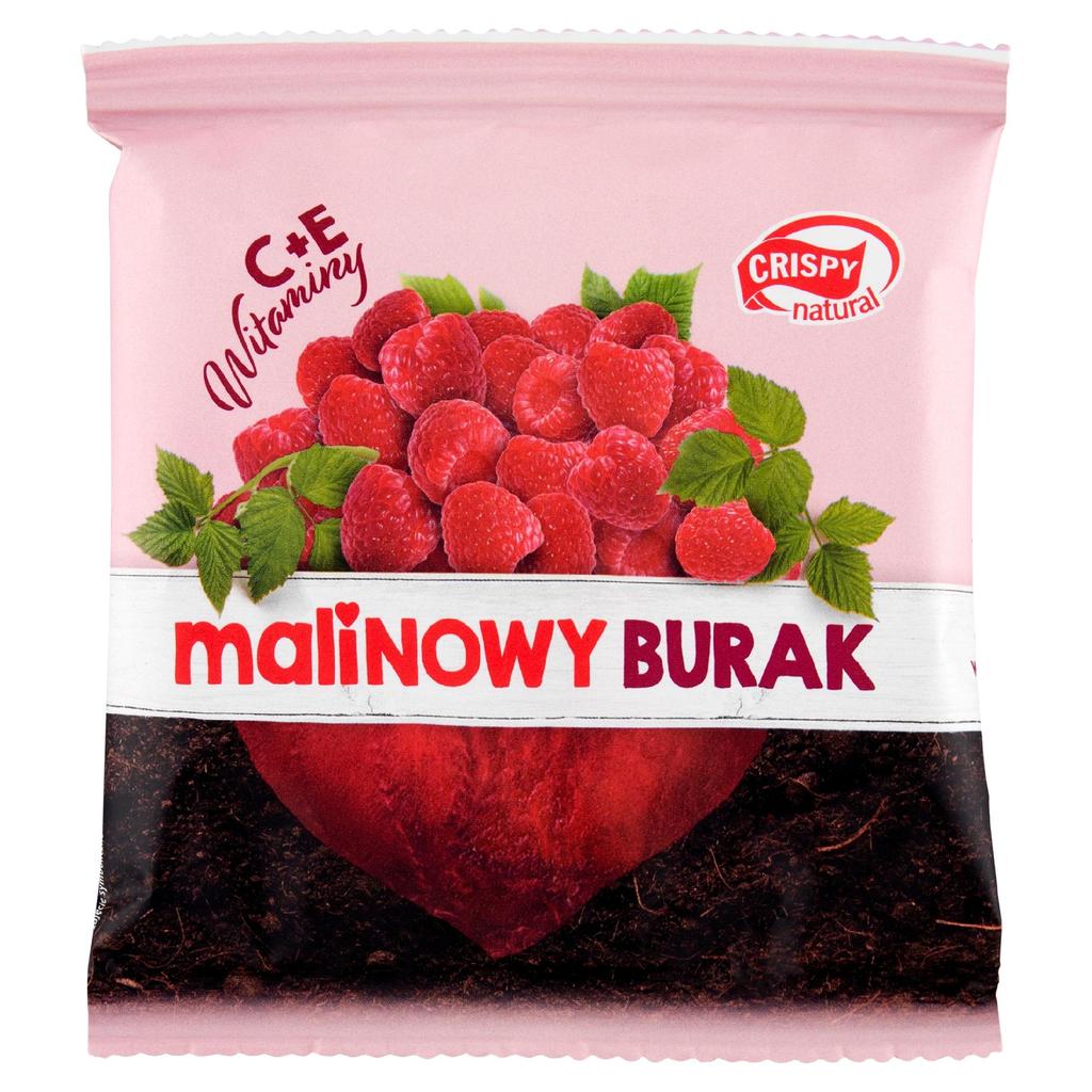 Crispy Dried Beetroot with Raspberry Juice 18g Beetroot Chips with Raspberry