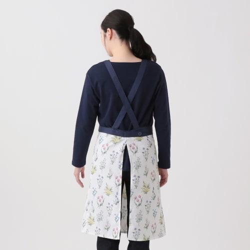 Afternoon Tea Living Apron JJ03 Flower Apron, Navy