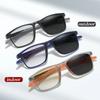 New Fashion Photochromic Presbyopia Glasses Fashion Progressive Colored Lenses Anti-Blue Light Reading Glasses Sunglasses 2 In 1