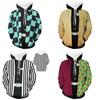 Slayer Kimetsu No Yaiba 3d Hoodie Sweatshirt With Comfortable Soft Material**