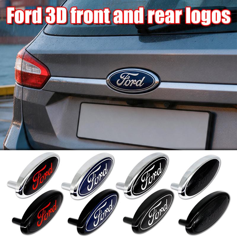 14.5x6.5cm ABS Spring Replacement Emblem Badge For Ford Mondeo Focus Fusion MK2 MK4 F150 F250 Auto Exterior Tuning Accessories