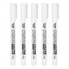 1/2/3/4/5Pcs White Marker Pens 2.0mm Oily Waterproof White DIY Graffiti Sketching Markers Stationery Wrting School Supplies