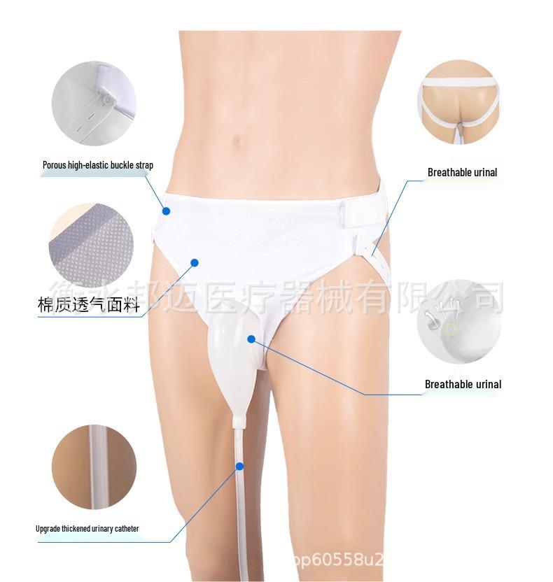 Leak-Proof Silicone Urine Collection Bag for Men and Women with Incontinence
