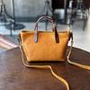 Echtes Leder Mini Handtasche Damen Crossbody Handy Tasche Einfarbig Vielseitig Rindsleder Schulter Tasche