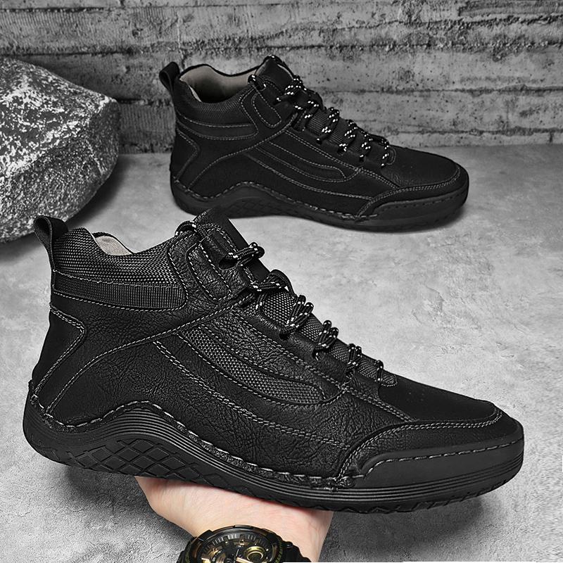 Fashion New Winter Warm Men Snow Boots High Quality Comfortable Men's Ankle Boots Winter Plush Warm Men Shoes Outdoor Casual Sneakers