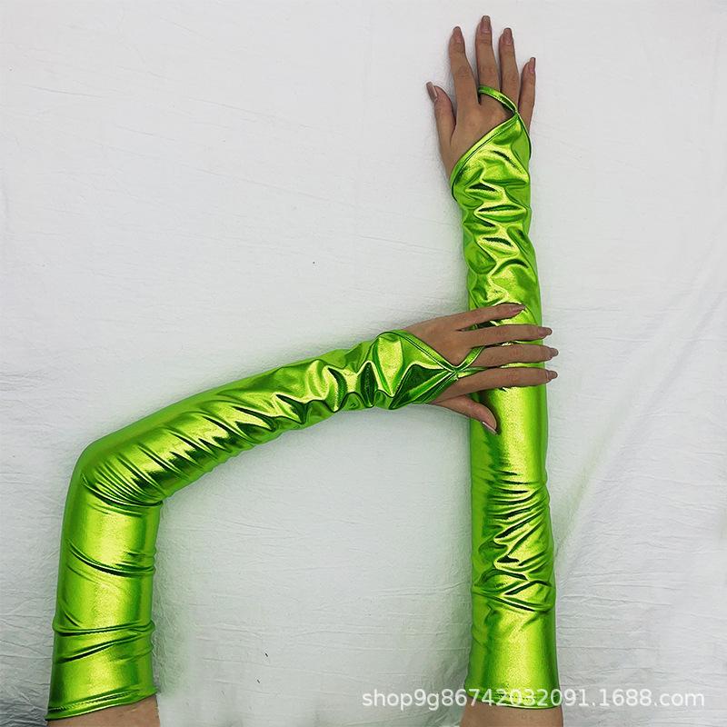 Lacklederbeschichtete Hakenfingerhandschuhe Sexy Damen Flirtende Dessous Erwachsene Paare Weihnachtshandschuhe